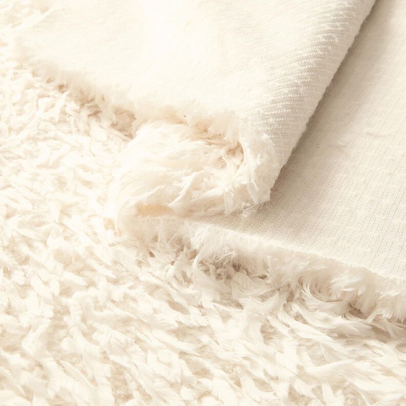 Umělá kožešina Jednobarevná péřová tkanina | Katia Fabrics – bílá, image number 9