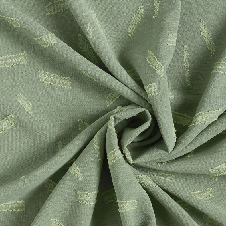Žakár Dobby pruhy – khaki,  image number 4