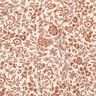 Mušelín / dvojitá mačkaná tkanina Dvoubarevné květy  | Poppy Fabrics – světle béžová/karamelová,  thumbnail number 2