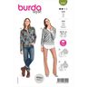 Propínací mikina, Burda 6090| 34-44,  thumbnail number 1