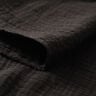 Mušelín / dvojitá mačkaná tkanina – černá,  thumbnail number 5