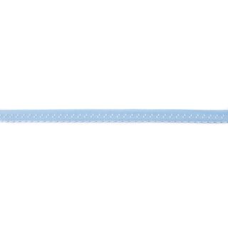Elastická lemovací stuha Krajka [12 mm] – světle modra, 