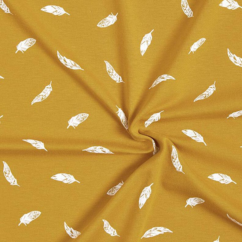 Bavlněný žerzej Pera – hořčicove žlutá,  image number 3