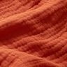 GOTS Třívrstvý bavlněný mušelín – terracotta,  thumbnail number 3