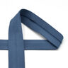 Šikmý proužek Bavlněný žerzej [20 mm] – džínově modrá,  thumbnail number 1