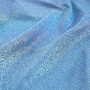 Šambré Duhový třpyt Fóliový potisk | Poppy Fabrics – džínově modrá/mix barev, 