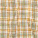Mušelín / dvojitá mačkaná tkanina Károvaná | Poppy Fabrics – kari žlutá/šalvějová, 