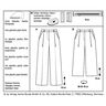 Kalhoty | Kalhotová sukně, Burda 6436 | 34 - 44,  thumbnail number 6