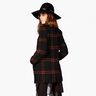 Kabátovina ze směsi vlny tartan – terracotta/černá,  thumbnail number 7