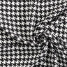 Viskózová tkanina houndstooth – černá/bílá,  thumbnail number 3