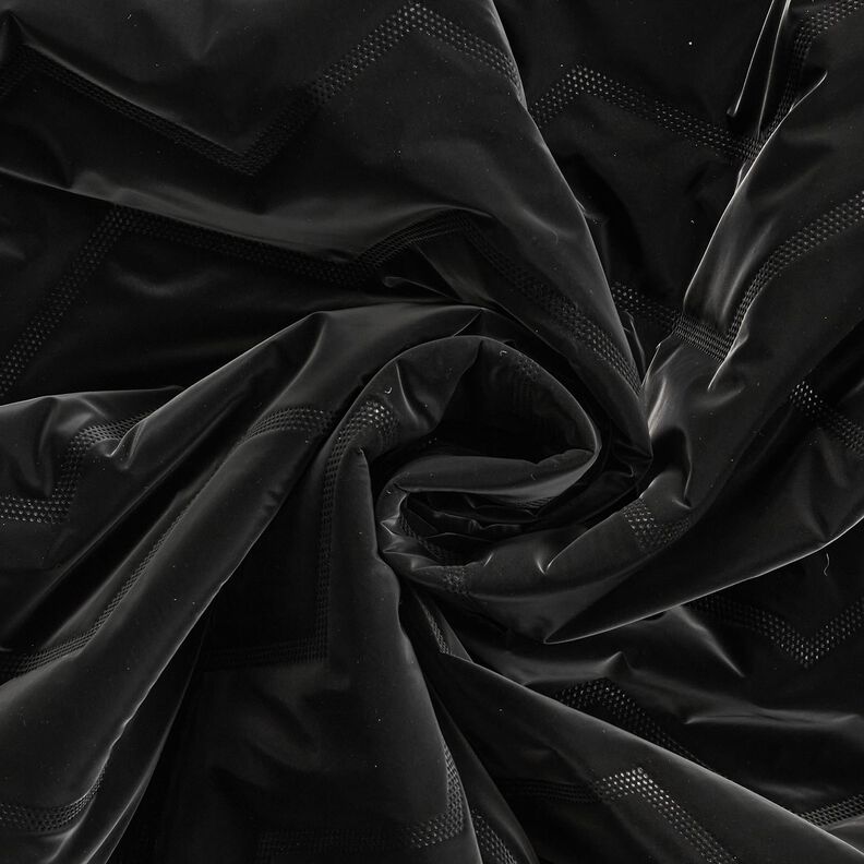 Prošívaná látka Chevron broskvová barva | Katia Fabrics – černá, image number 4