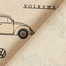 Dekorační látka polopanama VW Beetle – černá/přírodni,  thumbnail number 4