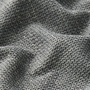 Čalounická látka hrubý křížový kepr Bjorn – břidlicově šedá | Zbytek 60cm, 