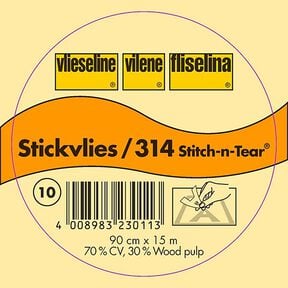 Stickvlies | Vlieseline – bílá, 
