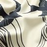 Saténový panel - vlaštovky | Katia Fabrics – antracitová/kremová,  thumbnail number 8