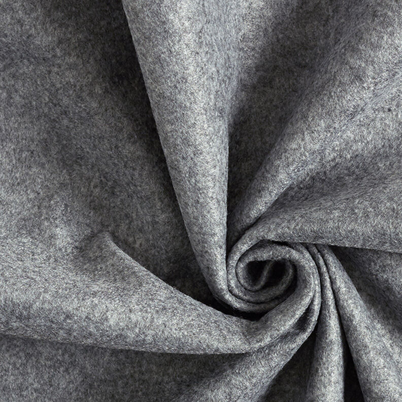 Plsť 180 cm / tloušťka 1,5 mm, melír – šedá,  image number 1