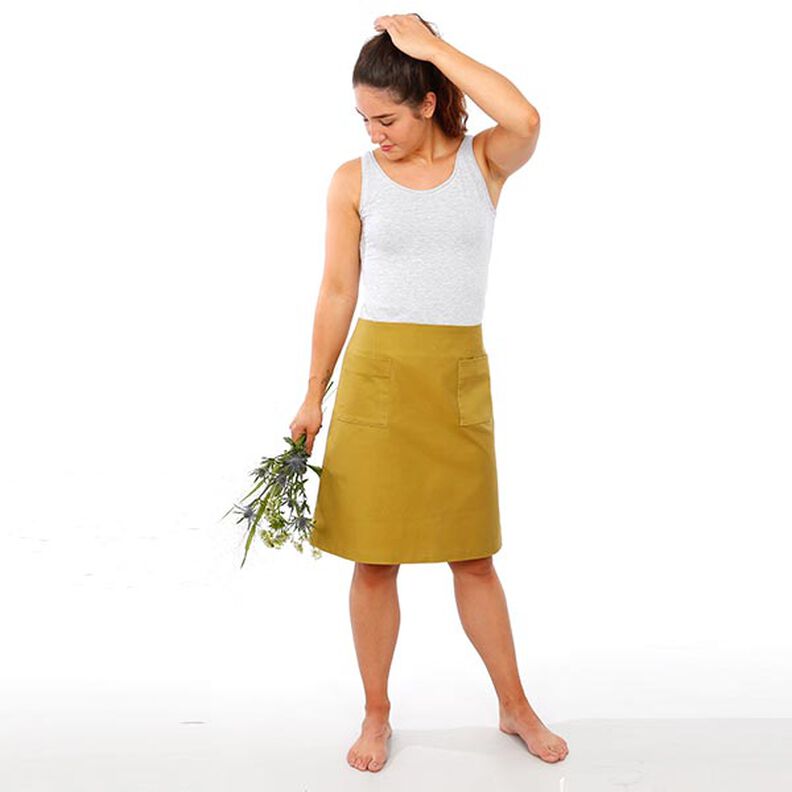 FRAU INA - jednoduchá sukně s nakládanými kapsami, Studio Schnittreif | XS - XXL,  image number 5
