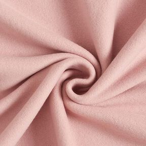 Bavlněný fleece Jednobarevné provedení – starorůžová, 