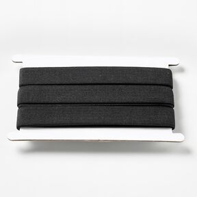 Hladká gumová stužka [3 m | 20 mm] – černá, 