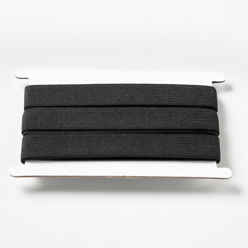 Hladká gumová stužka [3 m | 20 mm] – černá,  image number 1