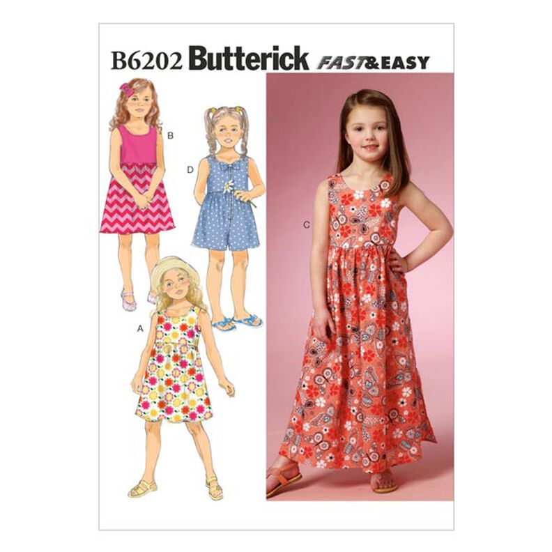 Dětské šaty, Butterick 6202|92 - 116,  image number 1