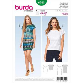 Top / šaty, Burda 6540, 