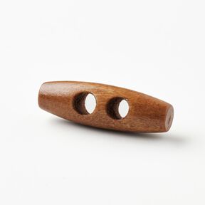 Dřevěný přepínací knoflík [30 mm] – karamelová, 