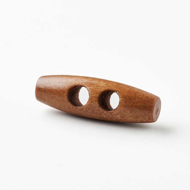 Dřevěný přepínací knoflík [30 mm] – karamelová,  image number 2