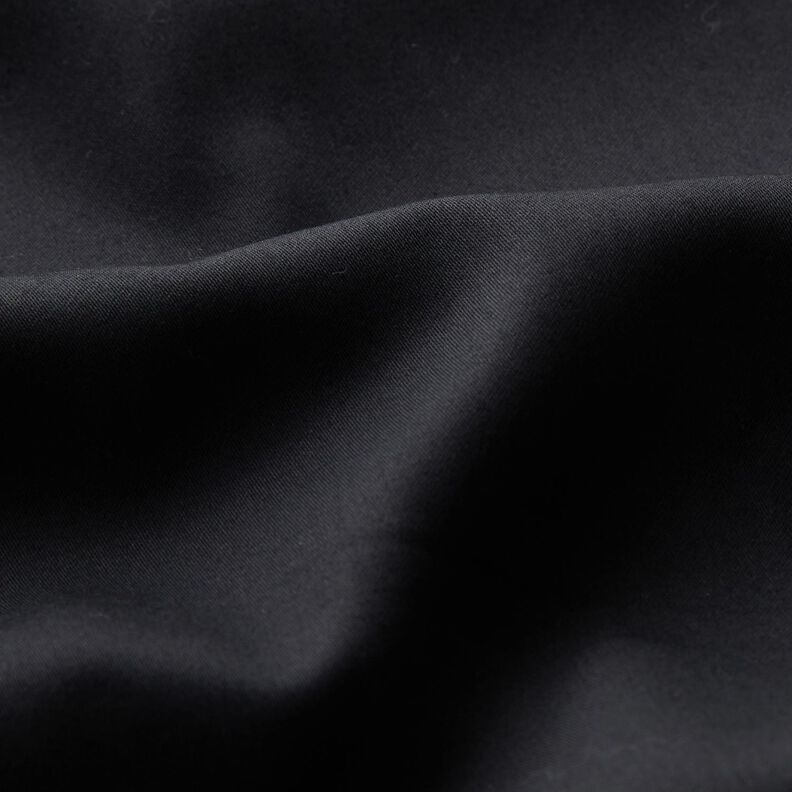 Bavlněný satén Jednobarevné provedení – černá,  image number 3