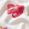 Bavlněný žerzej Akvarelové květiny digitální potisk – slonová kost,  thumbnail number 2