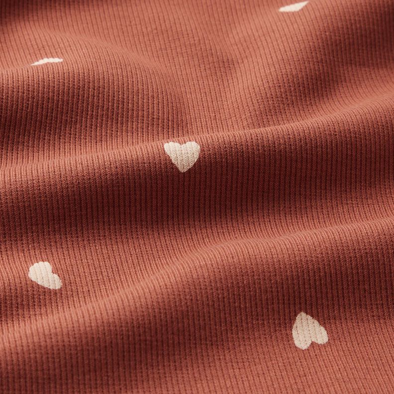 Žebrovaný žerzej Srdí?ka – ?ervená,  image number 2