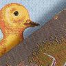 Dekorační panel Gobelín kuřátka a velikonoční vajíčka – světle modra,  thumbnail number 4