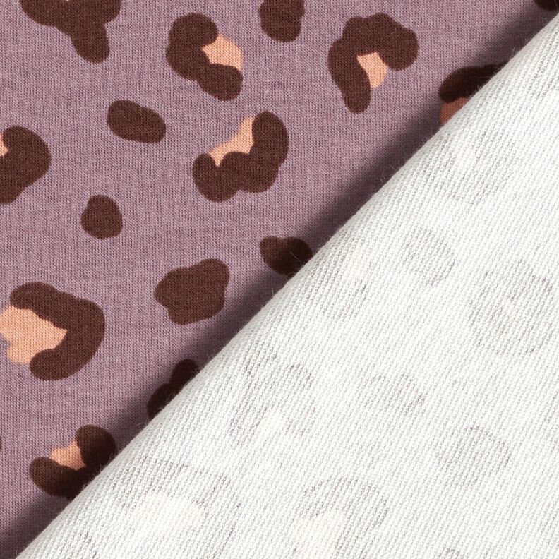 Francouzské froté Leopardí potisk – sv?tle fialova,  image number 4