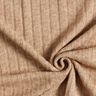 Pletenina Ajourové elegantní třpytivé pruhy – světle hnědá,  thumbnail number 3