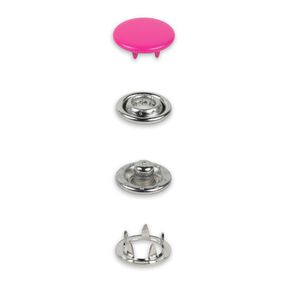 Žerzejové patentky [12 mm] | Prym – pink, 