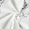 Látka na záclony Voál jemné trávy 295 cm – bílá/černá,  thumbnail number 3