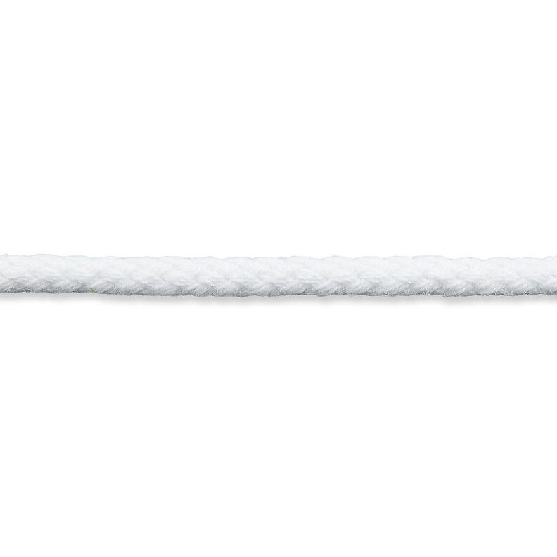 Bavlněná šňůrka [Ø 3 mm] – bílá,  image number 1
