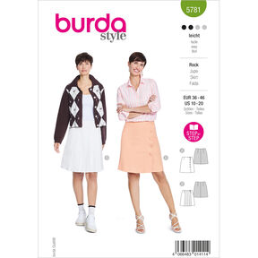 Sukně | Burda 5781 | 36-46, 
