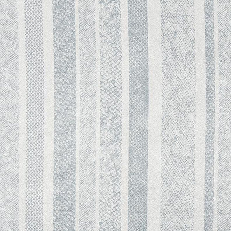 Saténová podšívka hadí vzor – bílá/stříbrně šedá,  image number 1