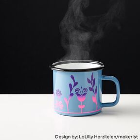 Vinylová fólie se změnou barvy za tepla Din A4 – světle fialova/pink, 