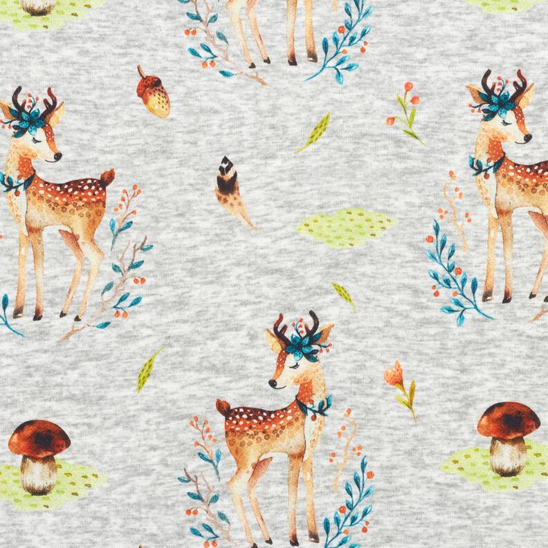 Alpenfleece Romantický jele – stříbrně šedá/přírodni,  image number 1