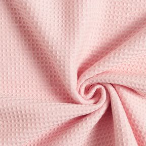 Froté látka/Vaflové piké Jednobarevné provedení – rose, 