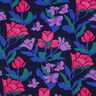 LENZING™ ECOVERO™ viskózová tkanina Amira Floral | Nerida Hansen – noční modrá/výrazná jasně růžová,  thumbnail number 1