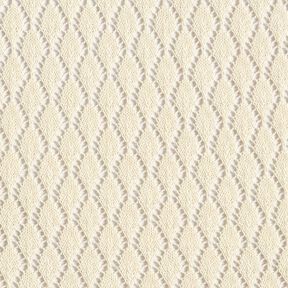 Pletenina Crochette – vlněná bílá, 