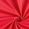 Bavlněný popelín Malé puntíky – červená/bílá,  thumbnail number 5