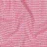 Bavlněná látka Žakár kára a srdíčka – pink/bílá,  thumbnail number 2