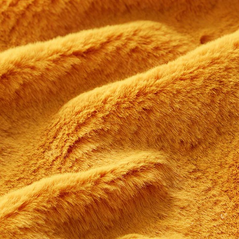 Čalounická látka Umělá kožešina – kari žlutá,  image number 3