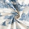 Dekorační látka Polopanama Pastýř – džínově modrá/vlněná bílá,  thumbnail number 3