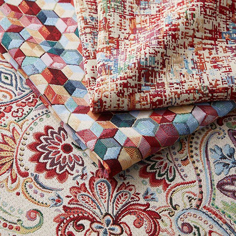 Dekorační látka Gobelín barevné šestiúhelníky, image number 5