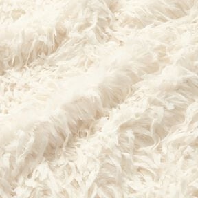 Umělá kožešina Jednobarevná péřová tkanina | Katia Fabrics – bílá, 